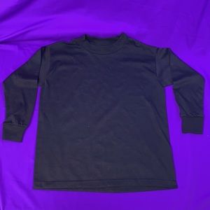 Basic Black—Long Sleeve Cotton T-Shirt. NWOT Kid S
